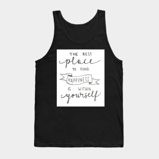 Find Happiness Tank Top